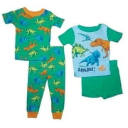 Jurassic World Toddler Boys 4 Piece Cotton Pajama Set